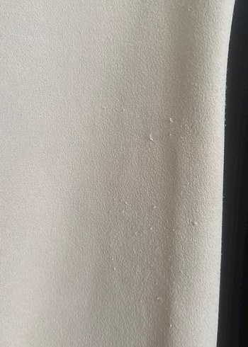 42 Beden Kadın Siyah krem Fermuarlı Eşofman Takımı