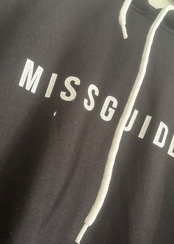 xl Beden siyah Renk Kapüşonlu Siyah Uzun Sweatshirt