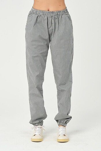 Diğer Çizgili jogger pantolon