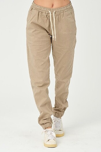 Diğer Çizgili jogger pantolon