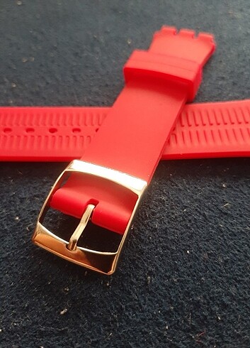 Swatch için 19mm Silikon Kordon