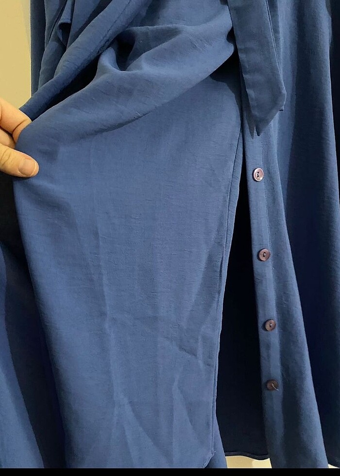 Tesettür tunik ve pantolon ikili takım - Görsel 3