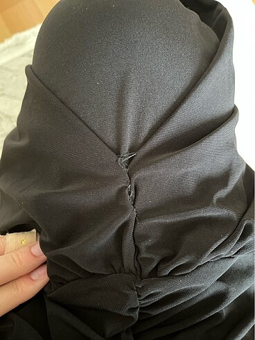 Siyah mezuniyet elbisesi - Görsel 5