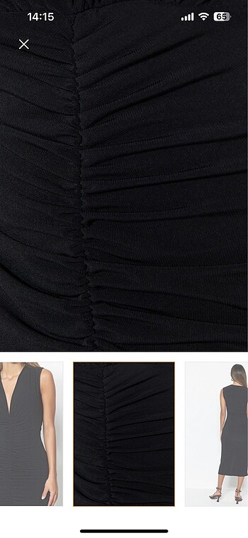 Siyah mezuniyet elbisesi - Görsel 9