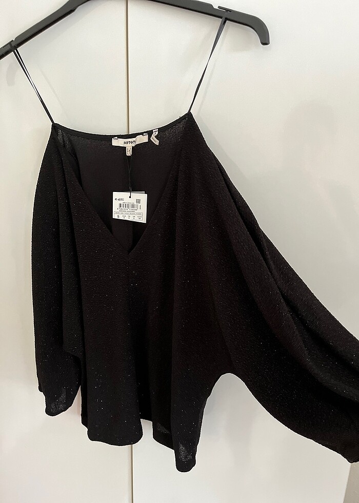 Koton şık simli bluz - Görsel 5