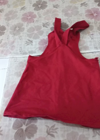 LC Waikiki Kız Çocuk Kırmızı Elbise Siyah Fiyonk Detaylı
