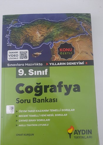 9. Sınıf Coğrafya Soru Bankası - Aydın Yayınları