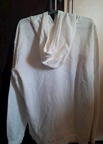m Beden Kapüşonlu Pamuklu Renk Bloklu Sweatshirt