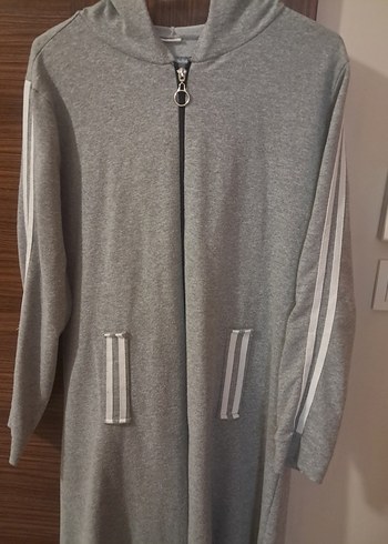 Gri Uzun Kadın Spor kap - Görsel 2