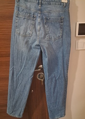 erkek  Mavi Regular Fit Denim Pantolon - Görsel 3