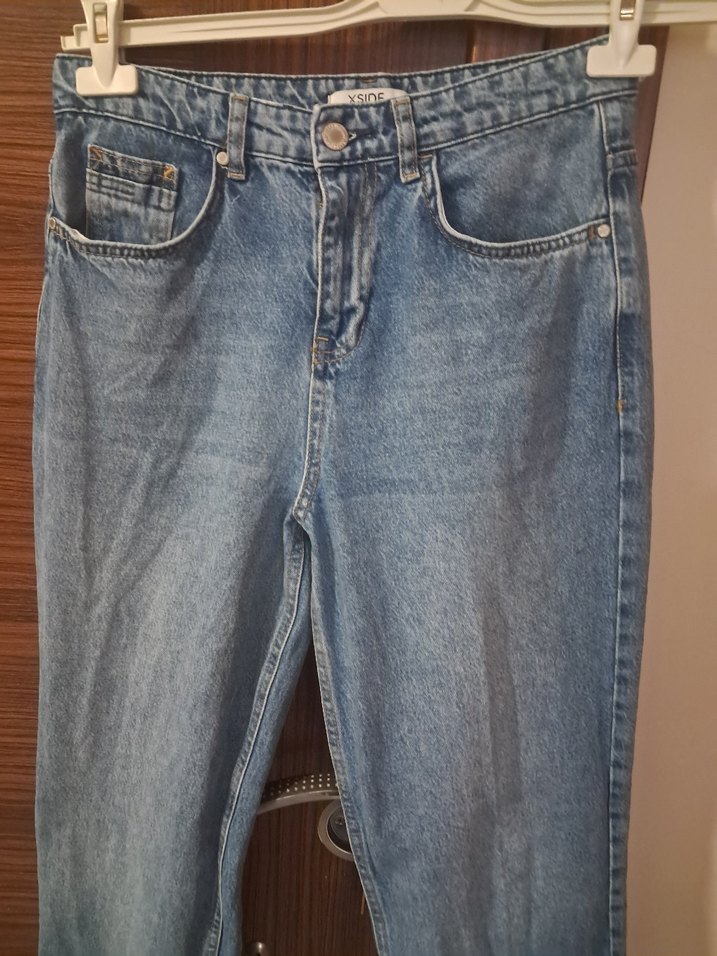 erkek  Mavi Regular Fit Denim Pantolon - Görsel 2