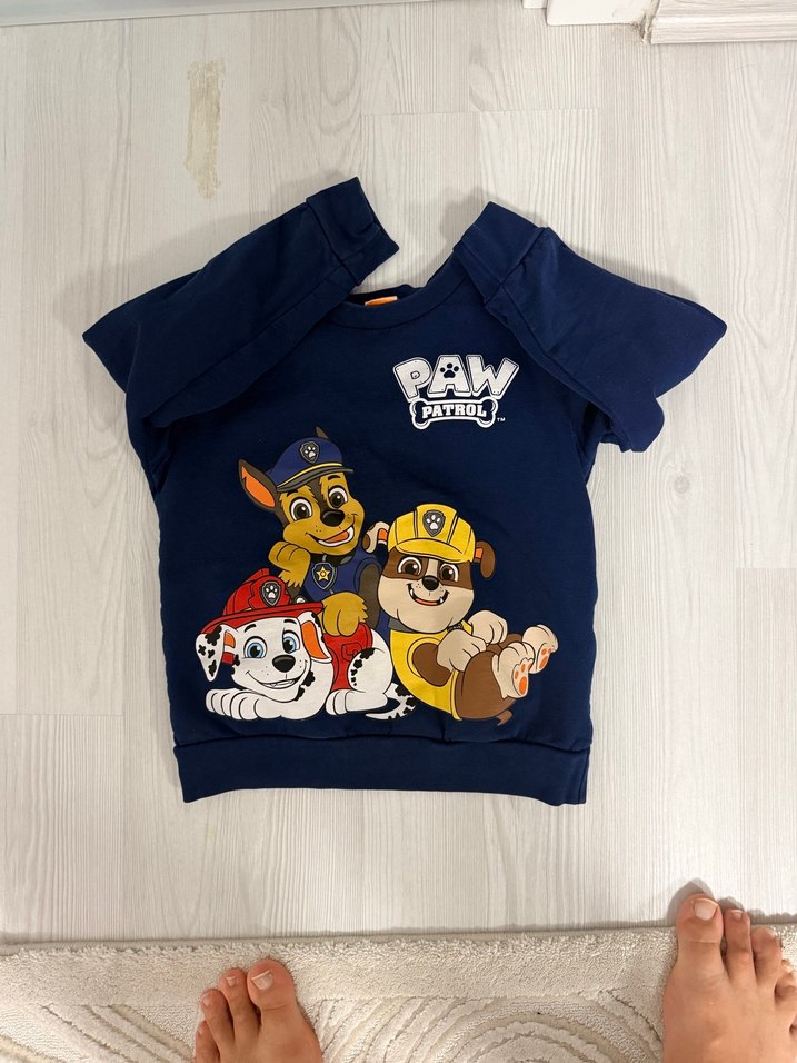 Renkli Baskılı Erkek Çocuk Sweatshirt - Görsel 2