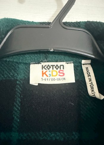 Erkek Çocuk Yeşil Kareli Düğmeli Gömlek - Görsel 3