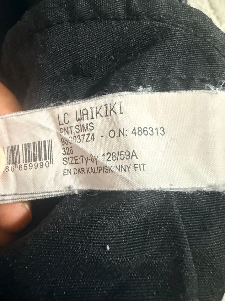 Siyah Erkek Çocuk Denim Pantolon - Görsel 5