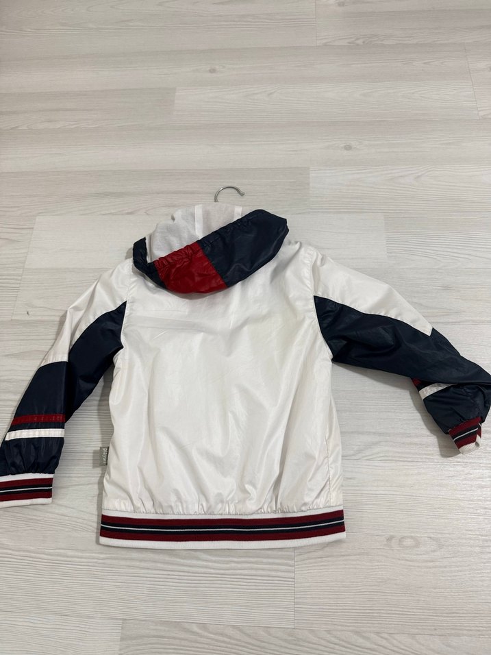 Beyaz Kızaklı Fermuarlı Erkek Mont - Görsel 2