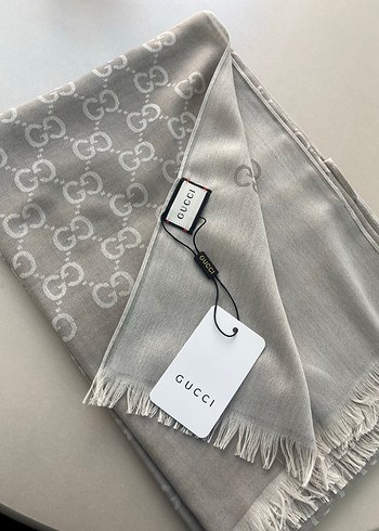 Gucci Bej Yün İpek Şal