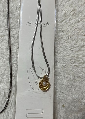 Beden silver paslanmaz çelik Kadın Kolye