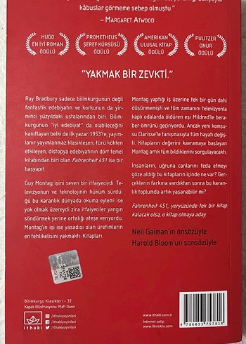  Beden Renk Fahrenheit 451 - Ray Bradbury
