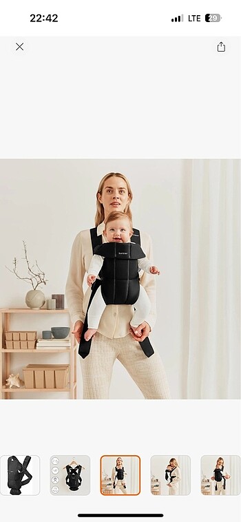  Beden BABYBJÖRN KANGURU MINI 3D