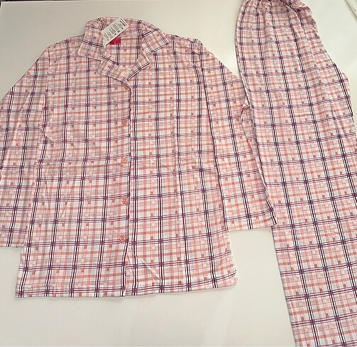 xxl Beden Pijama Takımı, Gömlek Pantalon Set Pamuk