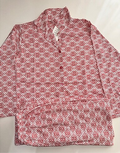 Penti Pijama Takımı, Gömlek Pantalon Set Pamuk
