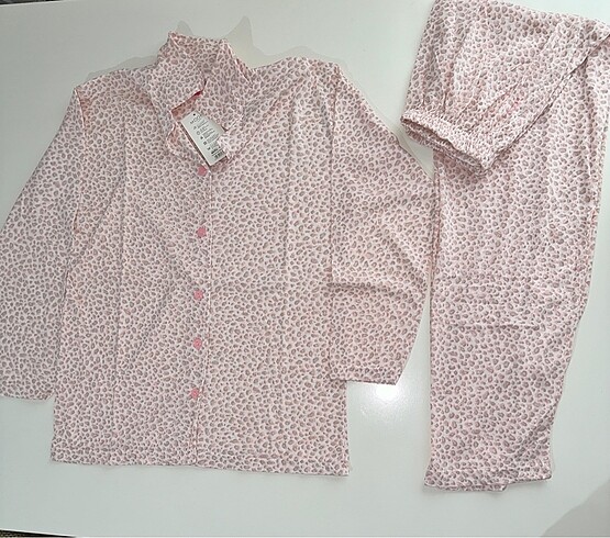 xxl Beden çeşitli Renk Pijama Takımı, Uzun Kol Kışlık Set Pamuklu