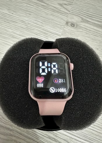  Beden Pembe Dijital Ekranlı Akıllı Saat Watch