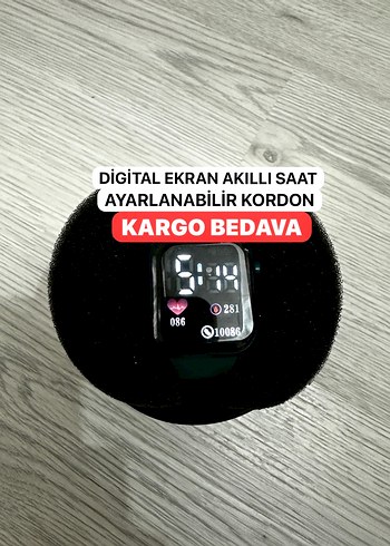 Ayarlanabilir Kordonlu Haki Dijital Akıllı Saat Watch