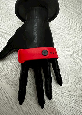 Akıllı Saat Kırmızı Kordon Digital Analog Ekran Watch Unisex - Görsel 9