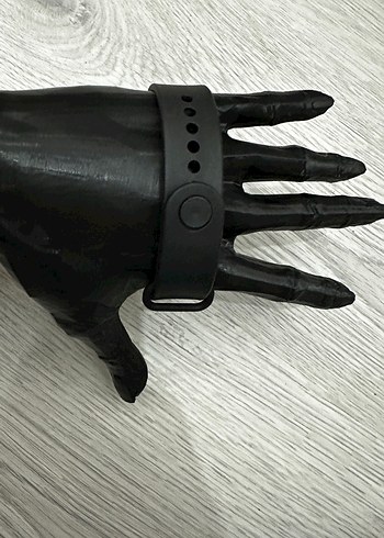 Siyah Kordon Akıllı Saat Digital Analog Ekran Watch Unisex Model - Görsel 5