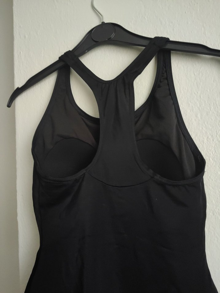 Siyah Mini Spor Kadın Mayo - Görsel 4