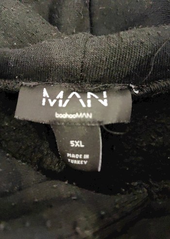 Siyah Kapüşonlu Erken Sweatshirt - Görsel 2