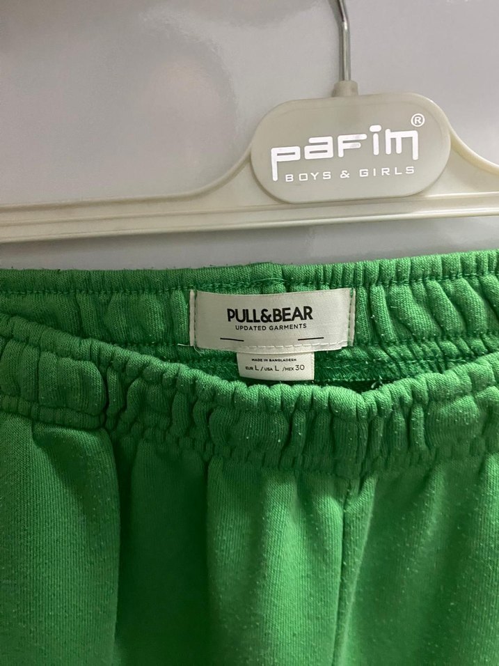 Kadın Yeşil Rahat Kesim Eşofman Altı - Görsel 2