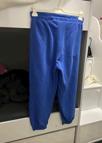 Kadın Mavi Rahat Kesim Sweatpant - Görsel 3