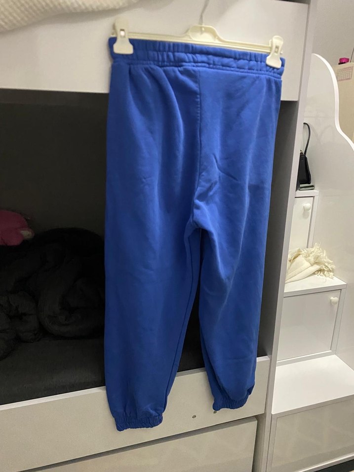 Kadın Mavi Rahat Kesim Sweatpant - Görsel 3