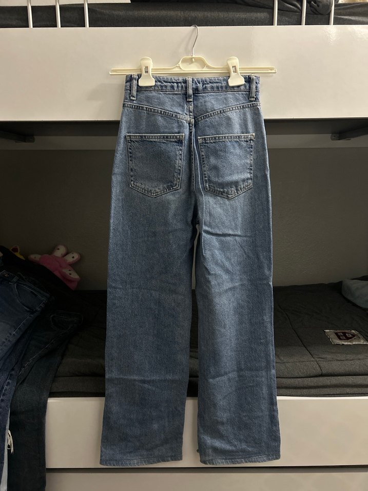 Mavi Normal Kesim Kadın Kot Pantolon - Görsel 3