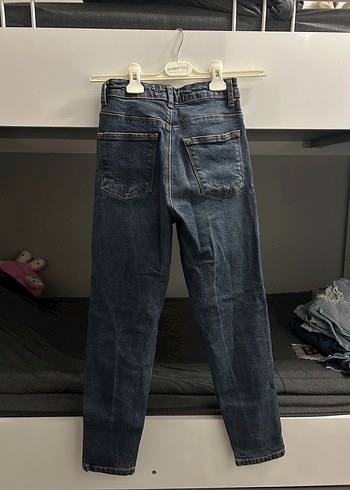 Kadın  Mavi Denim Jean - Görsel 3