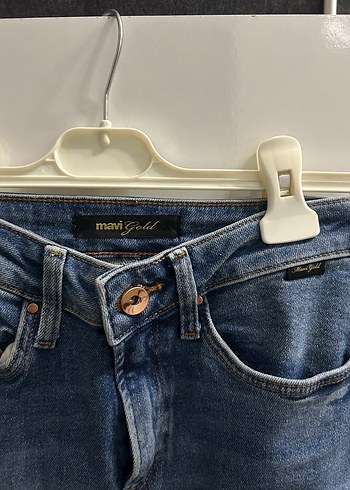 Kadın Mavi Dar Kesim Denim Jean - Görsel 2