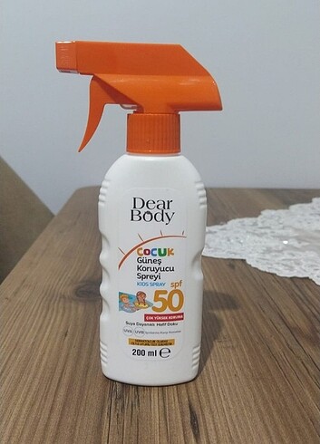 Dear Body yüksek korumalı güneş kremi