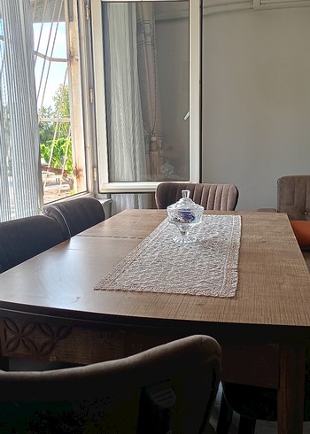 6 kişilik yemek masası