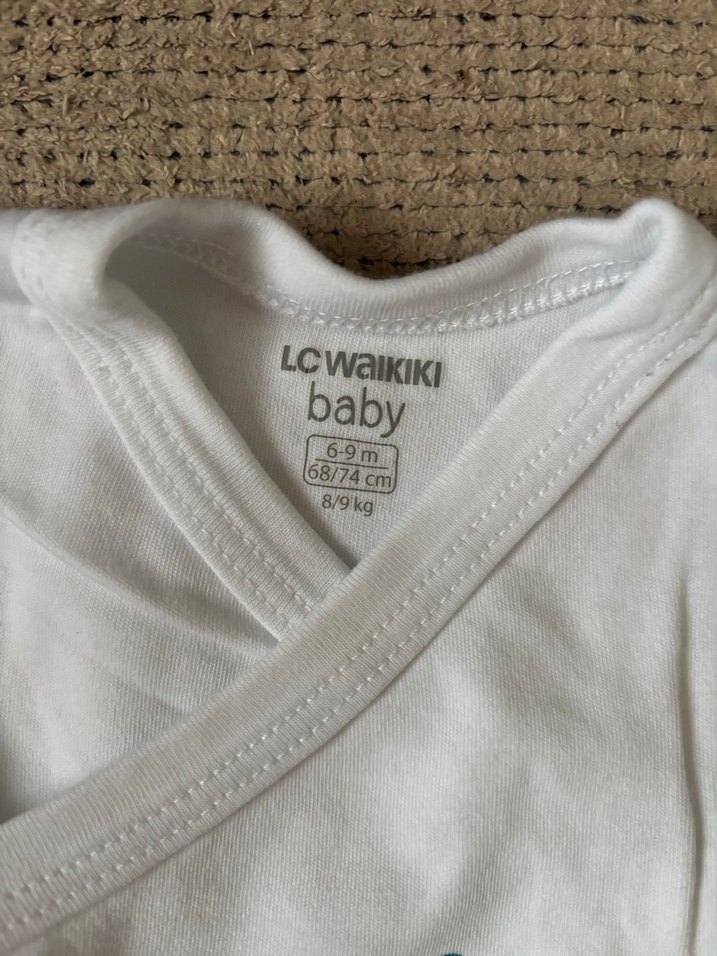 Uzun Kollu Beyaz Erkek Bebek Takımı - Görsel 3