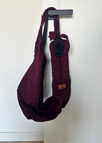 Bordo Bebek Kanguru Sling - Görsel 3