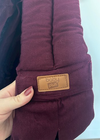 Bordo Bebek Kanguru Sling - Görsel 4