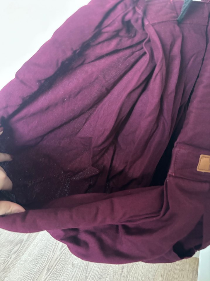 Bordo Bebek Kanguru Sling - Görsel 5