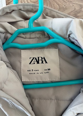 Bej Erkek Çocuk Fermuarlı Yağmurluk - Görsel 3