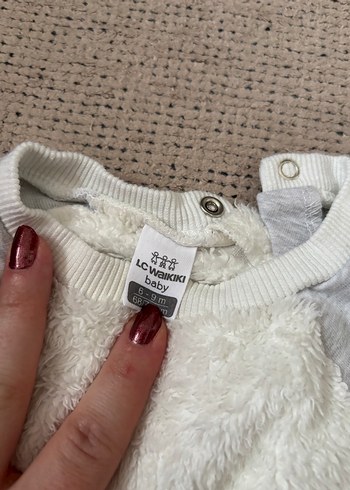 Gri Uzun Kollu Erkek Bebek Tulum - Görsel 2