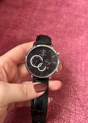 Siyah Klasik Erkek Kol Saati - Görsel 3