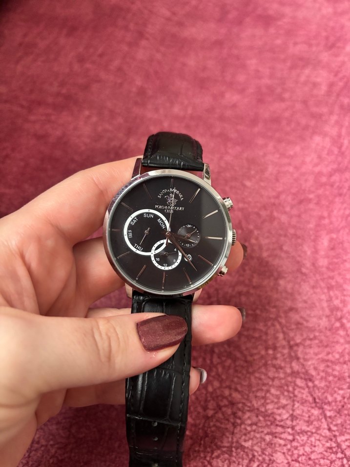 Siyah Klasik Erkek Kol Saati - Görsel 3