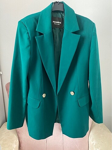 Pull and Bear Yeşil ceket
