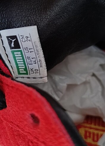 44 Beden kırmızı Renk Puma Suede Classic Berlin Flame